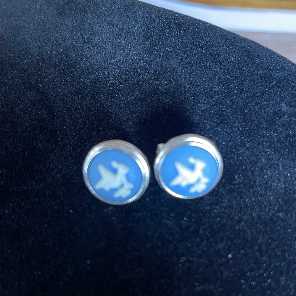 Avon Silver Rose Clip on earrings